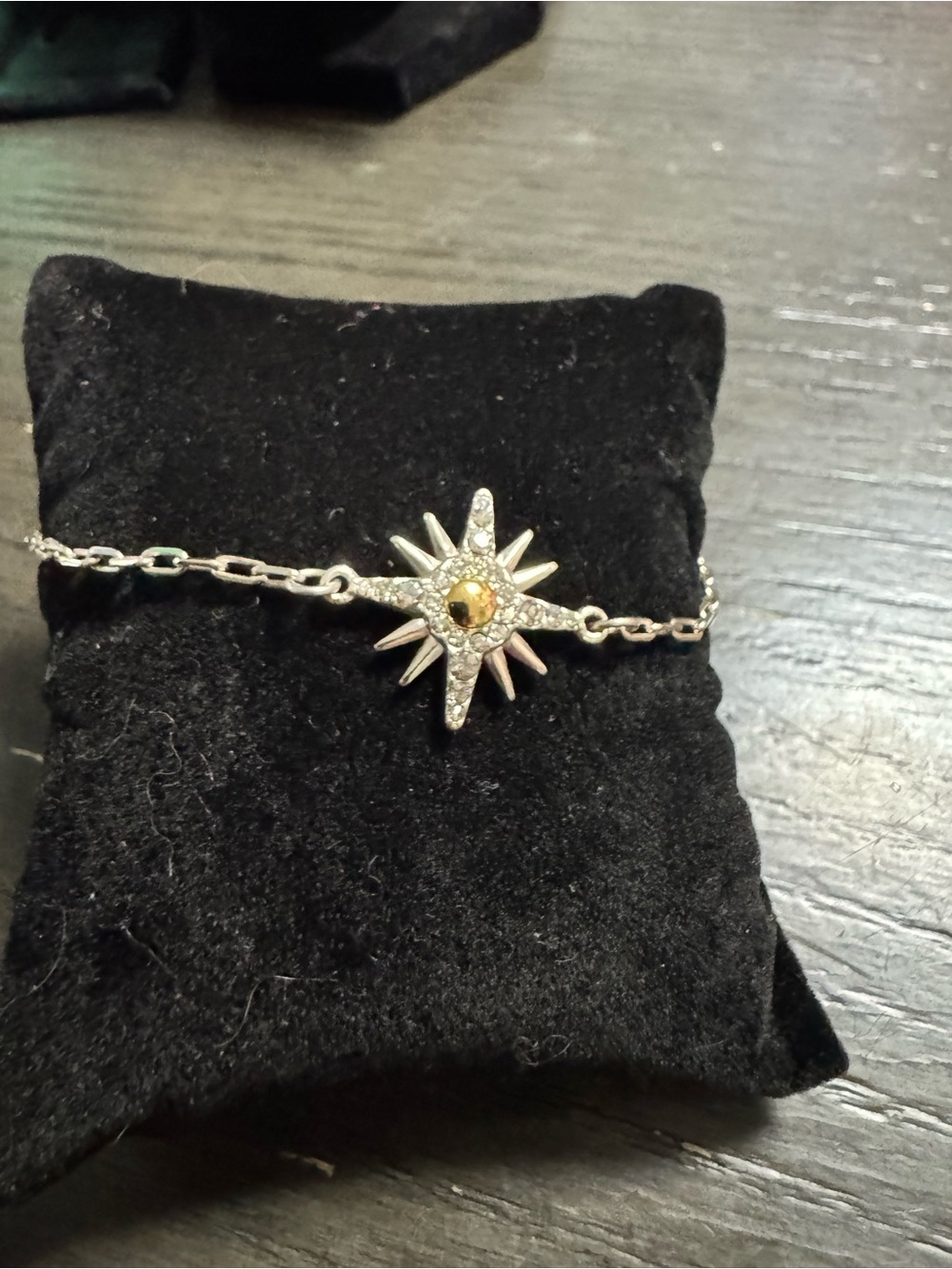 Brighton Sterling Silver Starburst Bracelet with Gold Accent